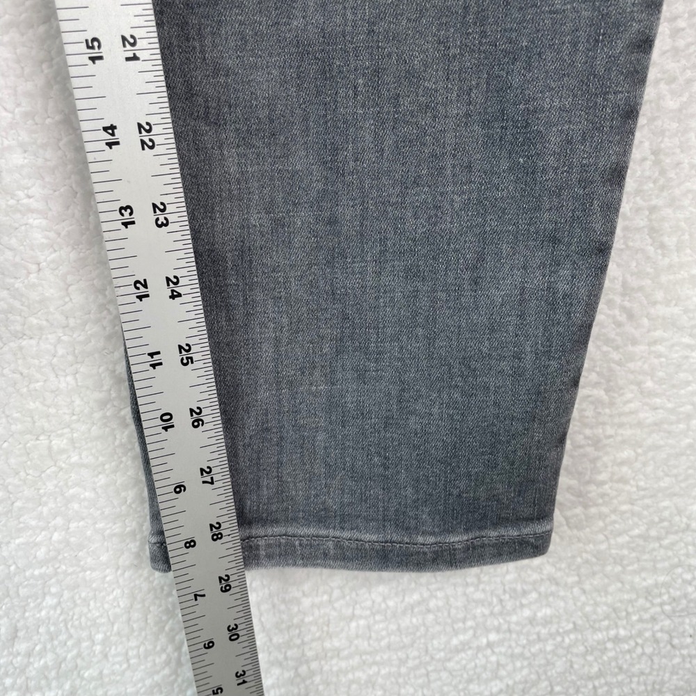 J. Jill Denim Authentic Fit Slim Ankle Grey Jeans Womens Size 12 Stretch - Picture 9 of 12